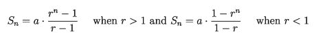 Partial Sum of Infinite Series
