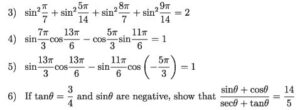 Trigonometry exercises - 8.3