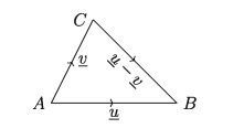 Subtraction of vectors
