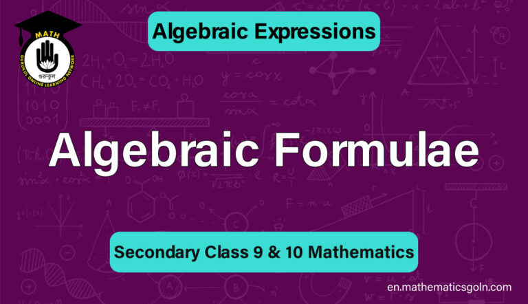 Algebraic Formulae