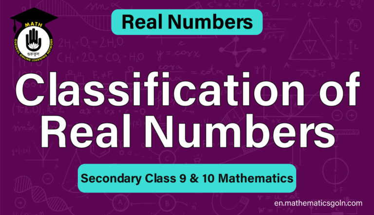 Classification of Real Numbers