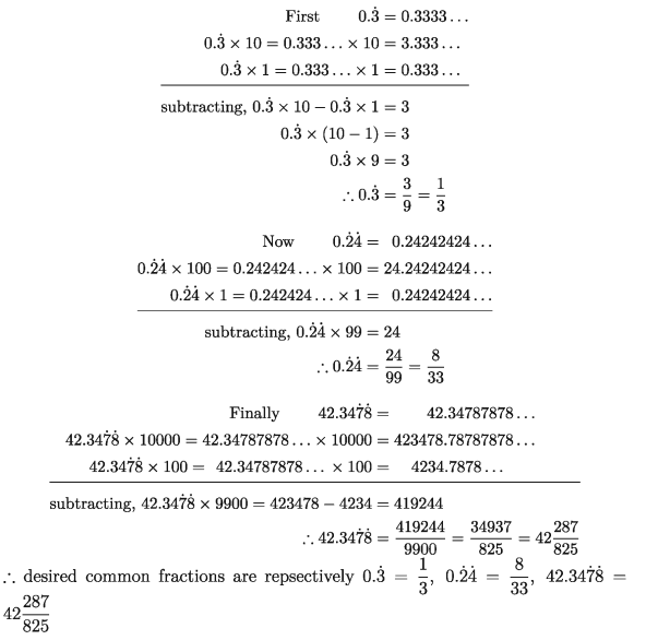 Decimal Fractions