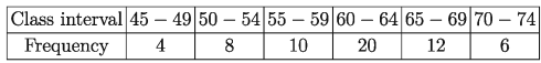 Statistics Exercises 17